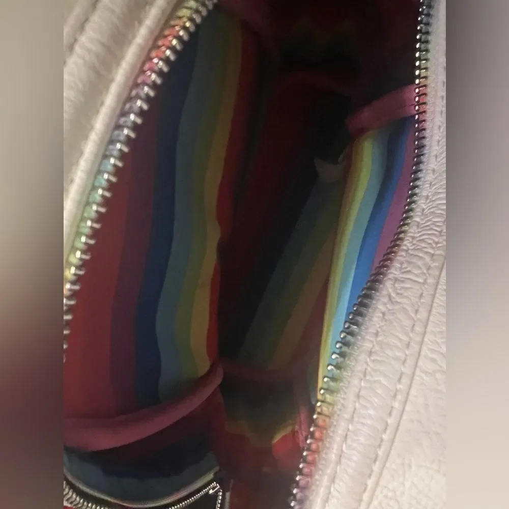 Disney Rainbow Unicorn Inside Out Loungefly Mini Backpack